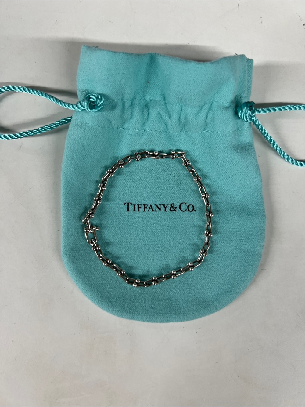 Tiffany & Co. Sterling Silver Micro Link Bracelet